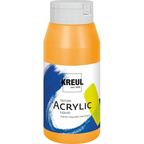 Akrylová barva TRITON KREUL SOLO GOYA 750 ml INDIÁNSKÁ ŽLUTÁ