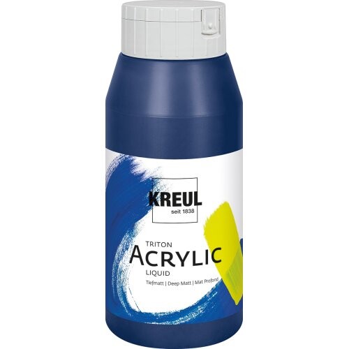 Akrylová barva TRITON KREUL SOLO GOYA 750 ml FTALOVÁ MODRÁ