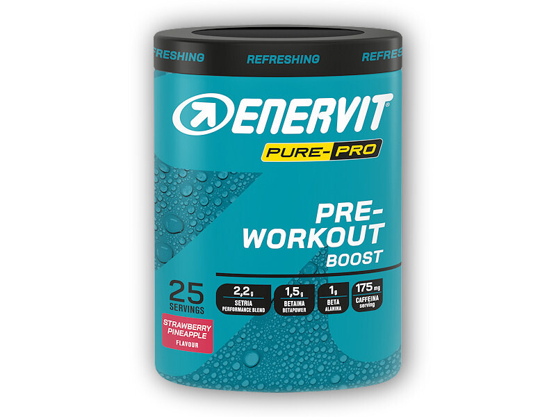 Enervit PRE-Workout Boost 313g Varianta: jahoda ananas