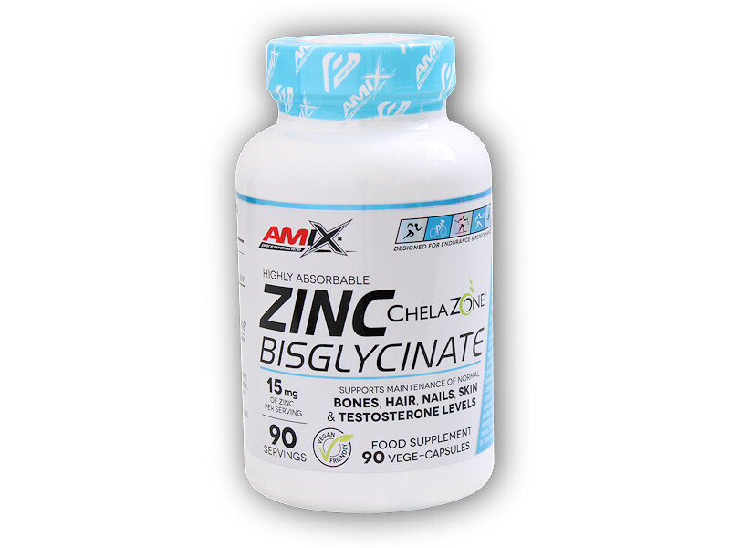 Amix Performance Series Zinc Bisglycinate 90 Vcaps