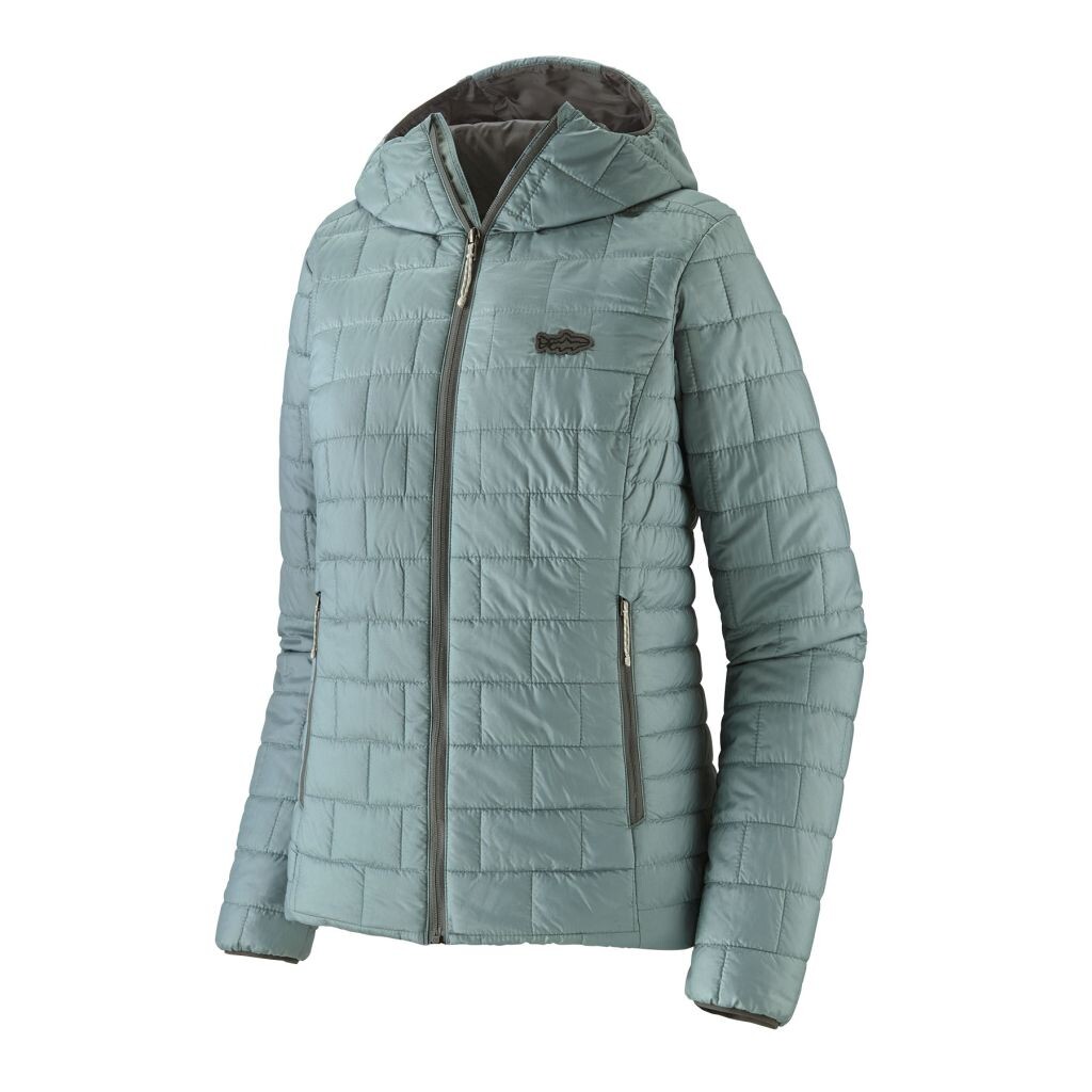 PATAGONIA W's Nano Puff Fitz Roy Trout Hoody, TMBL velikost: S