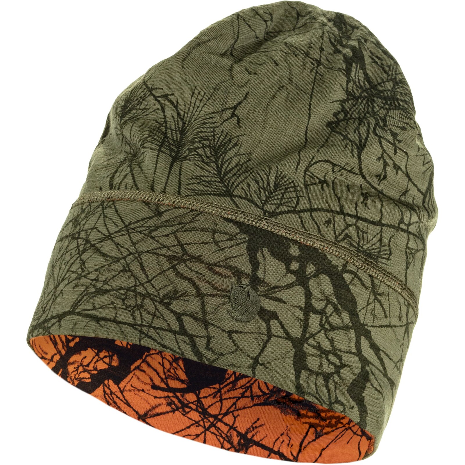 FJÄLLRÄVEN Lappland Beanie, Green Camo/Orange Multi Camo (vzorek) velikost: OS (UNI)