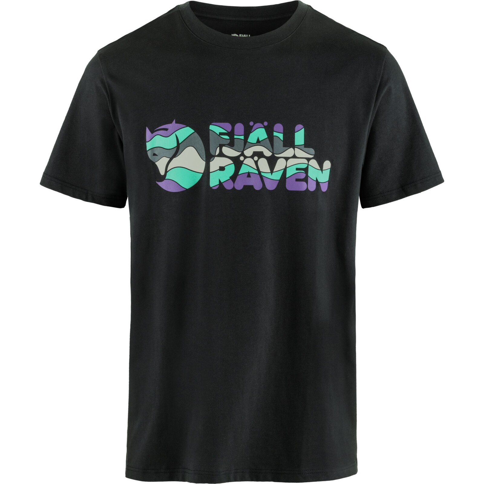 FJÄLLRÄVEN Multicolor Logo T-shirt M, Black (vzorek) velikost: M