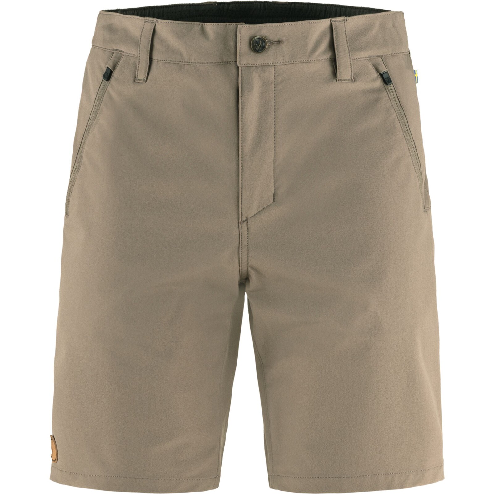 FJÄLLRÄVEN Abisko Stretch Shorts M, Suede Brown (vzorek) velikost: 48