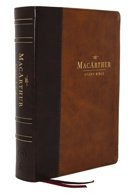 Lsb MacArthur Study Bible 2nd Edition: Unleashing Gods Truth One Verse at a Time (Brown Leathersoft, Comfort Print, Thumb Indexed) -  (MacArthur John F.)(Imitation Leather)