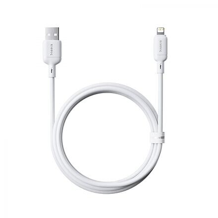 Baseus Rychlonabíjecí kabel Silky USB/Lightning 1m 2.4A bílý 6932172668761