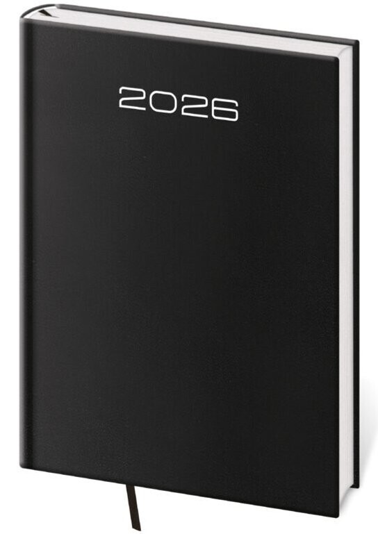 Denní diář 2026 A5 Old Karachi černý