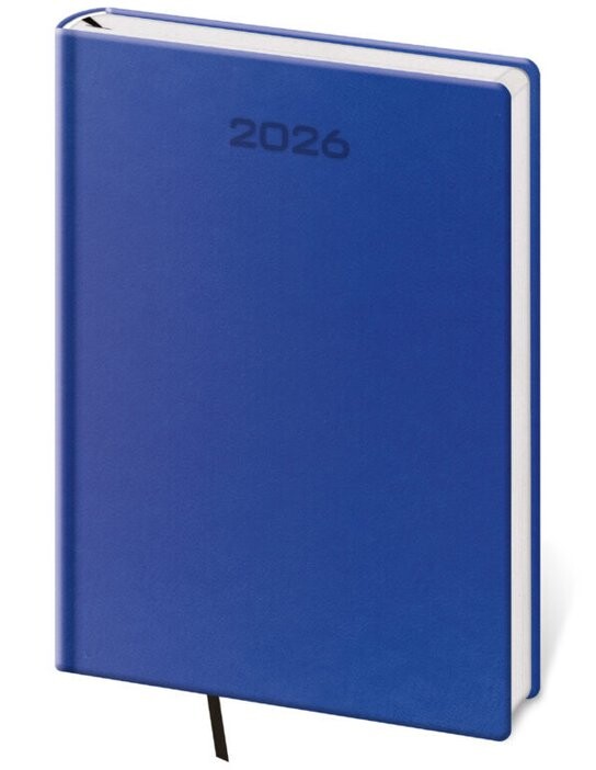 Denní diář 2026 A5 Soft modrý