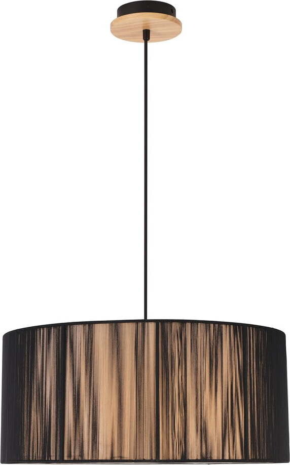 Závěsné svítidlo s textilním stínidlem ø 45 cm Kioto – Candellux Lighting