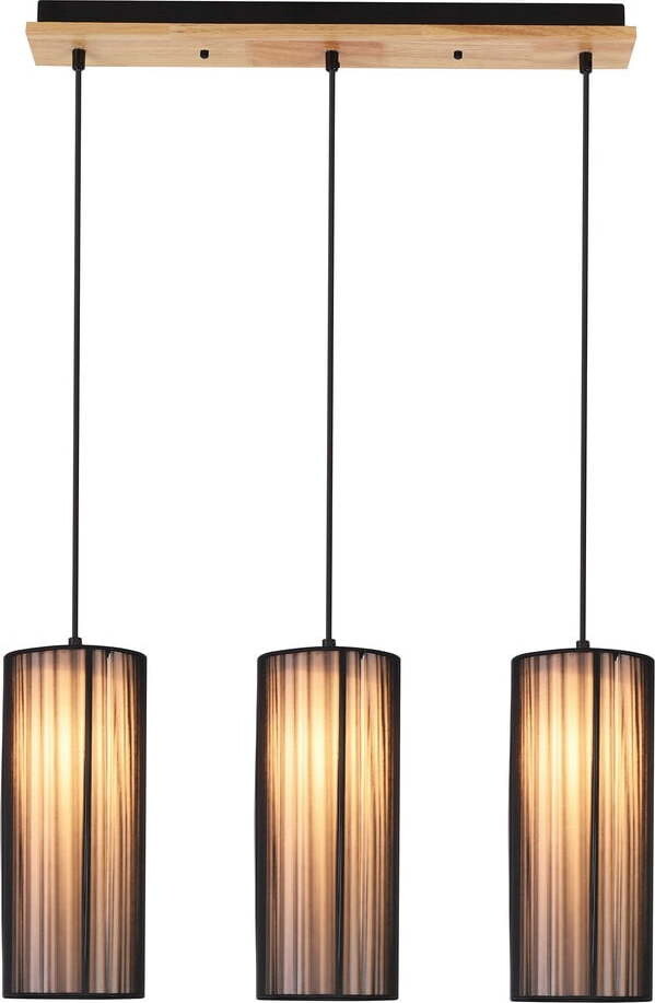Závěsné svítidlo s textilním stínidlem Kioto – Candellux Lighting