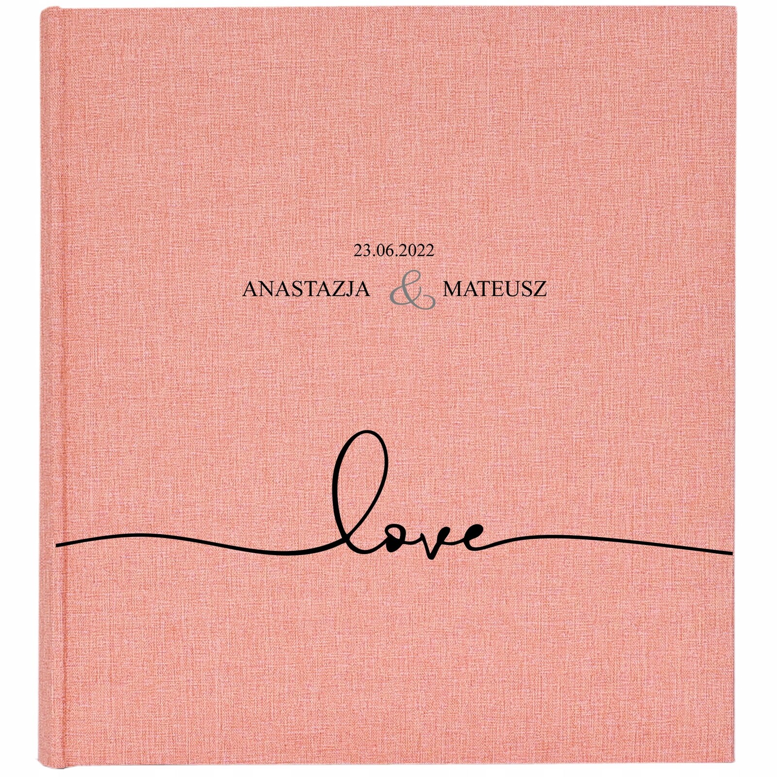 Album na svatební fotografie 50 černých karet Potisk Svatba Výročí