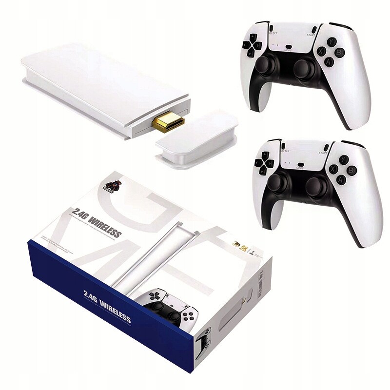 4K Game Bezdrátová Retro Konzole 2 Pady 20000 Plug & Play Her 64 Gb