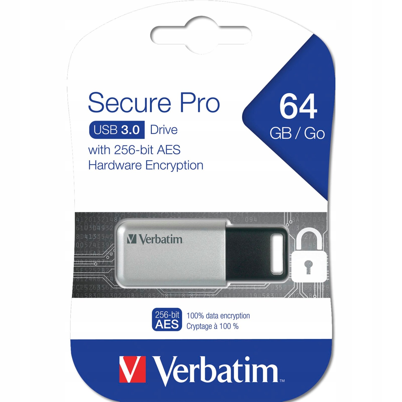 Verbatim Secure Data Pro 64GB Usb 3.0