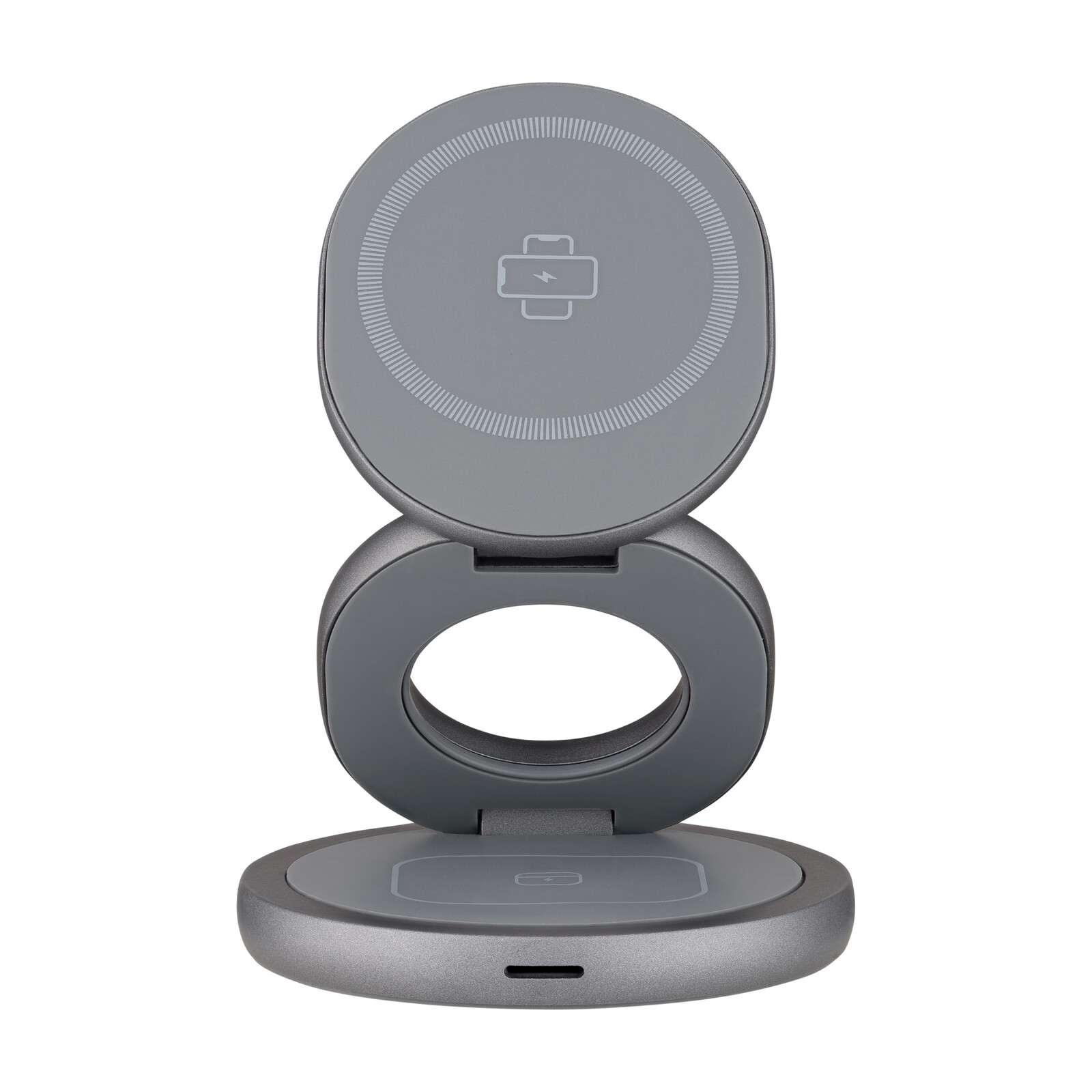Indukční nabíječka Qualo, držák telefonu, silný, rychlý, 3W, 1 24W MagSafe