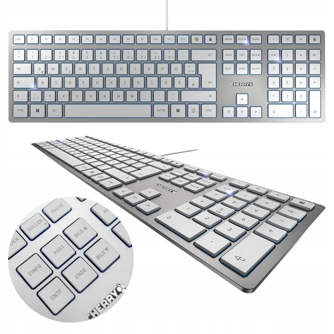 Drátová klávesnice Cherry Kc 6000 Slim Qwertz