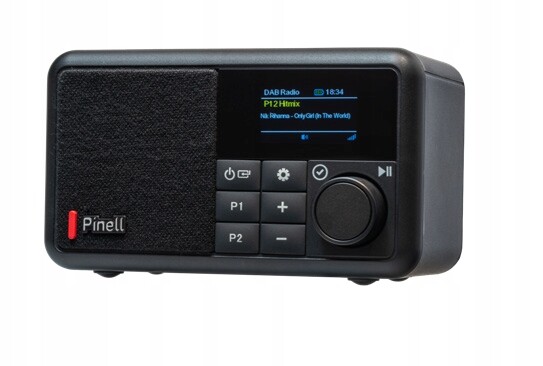 Radio Premium Pinell Compact přenosný Dab+/fm Bluetooth budík baterie 8 hodin