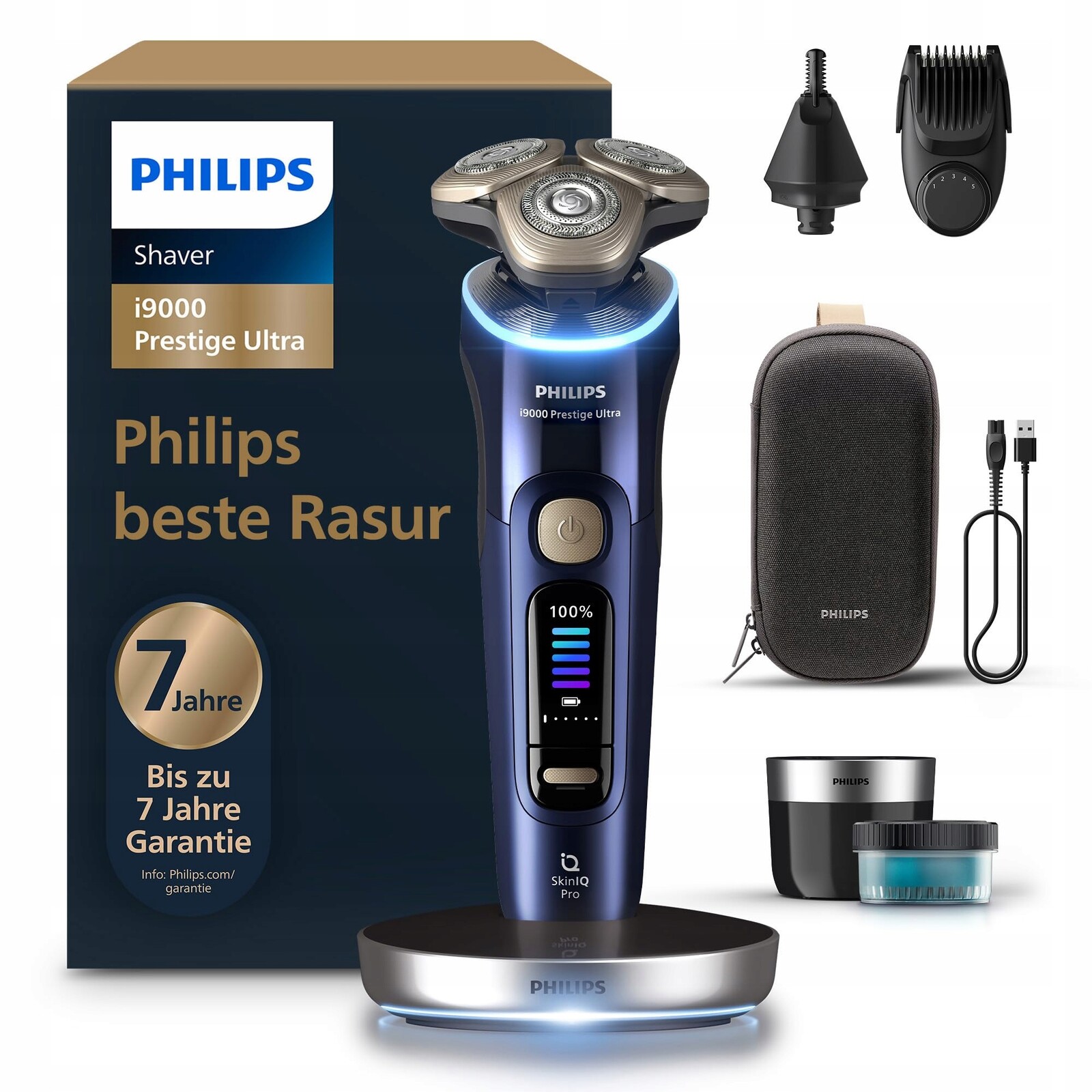 Holicí strojek Philips I9000 Prestige Ultra XP9401/38 Holicí Strojek muže s Pouzdro