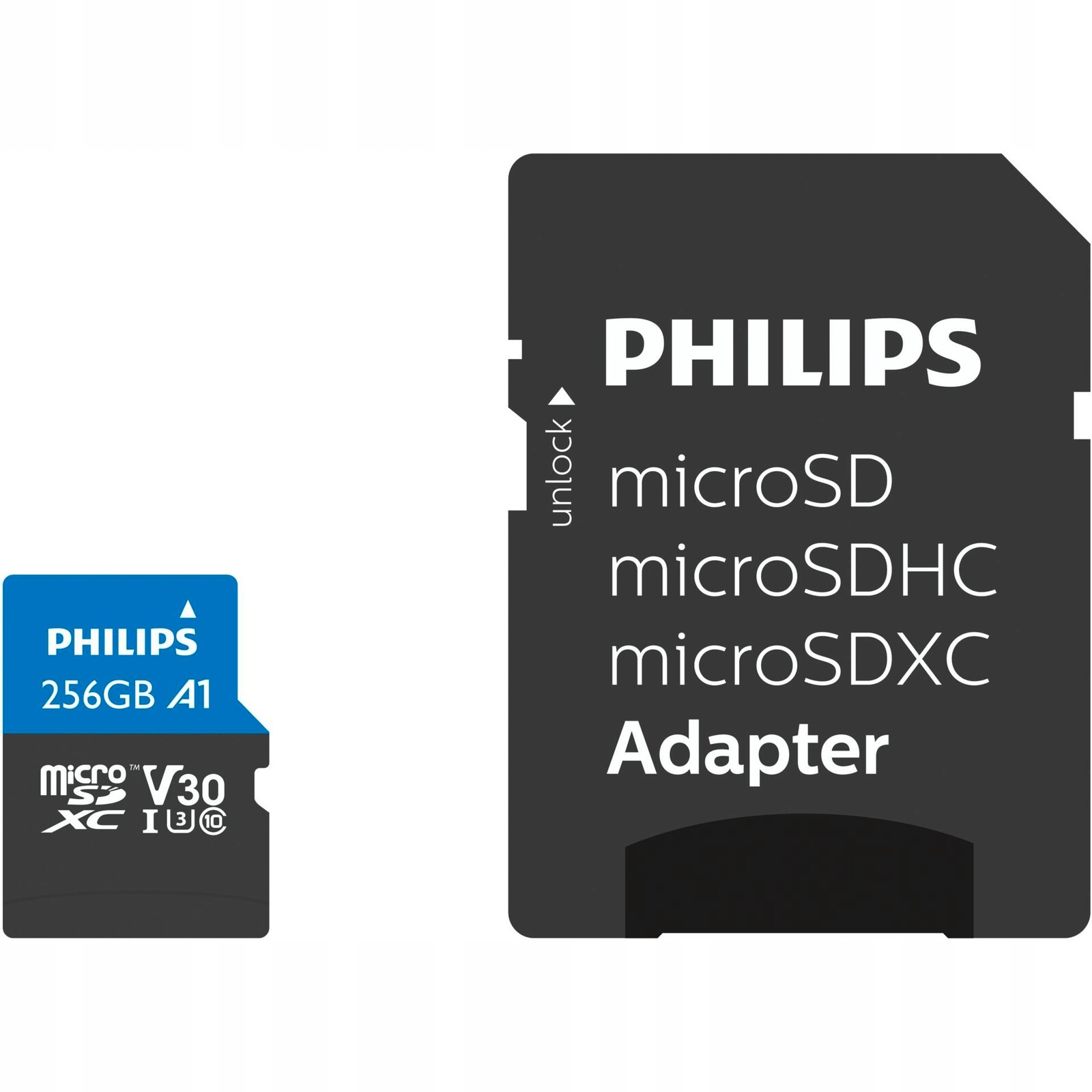 Karta Philips MicroSDXC 256 Gb Class 10 Uhs-i U3 vč