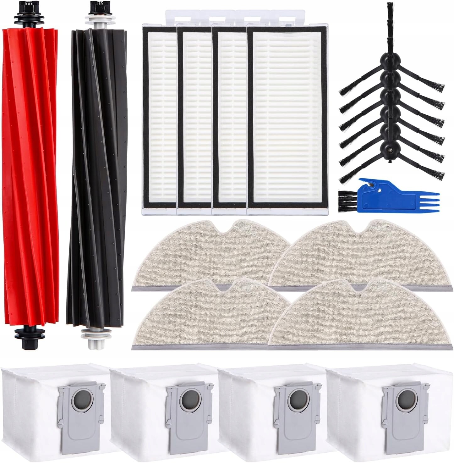 Příslušenství pro Roborock Q8 Max+/Q8 Max/Q5 Kartáče, filtry, utěrky, sáčky