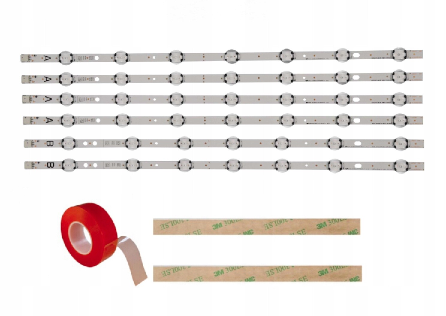 Lišty Led Vestel Philips 49PUS6031 SVV490A64_REV00_A_170405 49'' Uhd Drt
