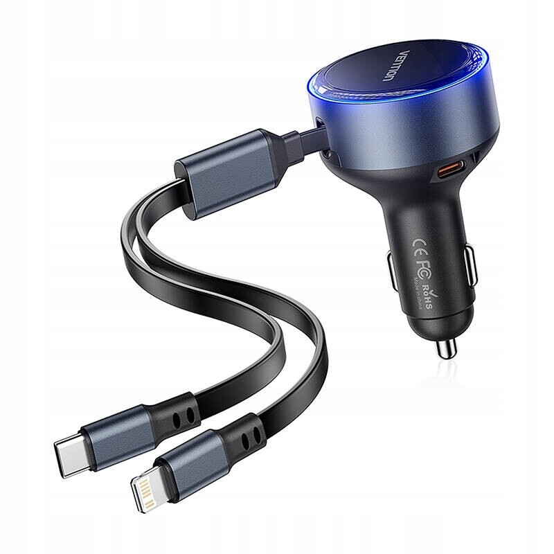 automobilová Vention FFOB0 Usb-c kabel USB-C/Lightning 30W