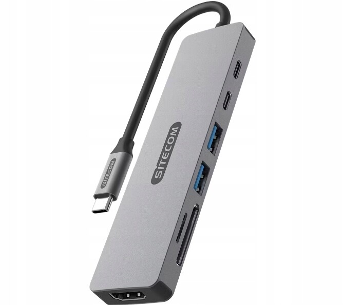 Víceportový napájecí zdroj Sitecom 7-v-1 Usb-c