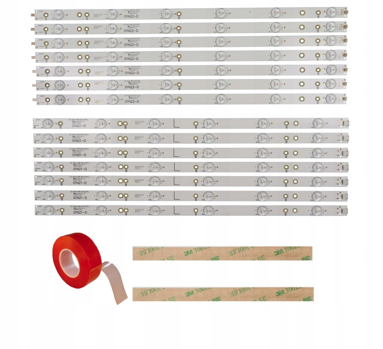 Lišty Led LB49016 V0 V1 49PUS6561 49PUS6501 LB-PF3030-GJD2P6C490712-L-B