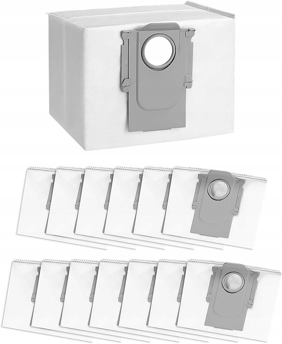 Sáčky na prach 14 ks pro Roborock S8+/S7 MaxV/Q7+/Q8 Max+, 3L