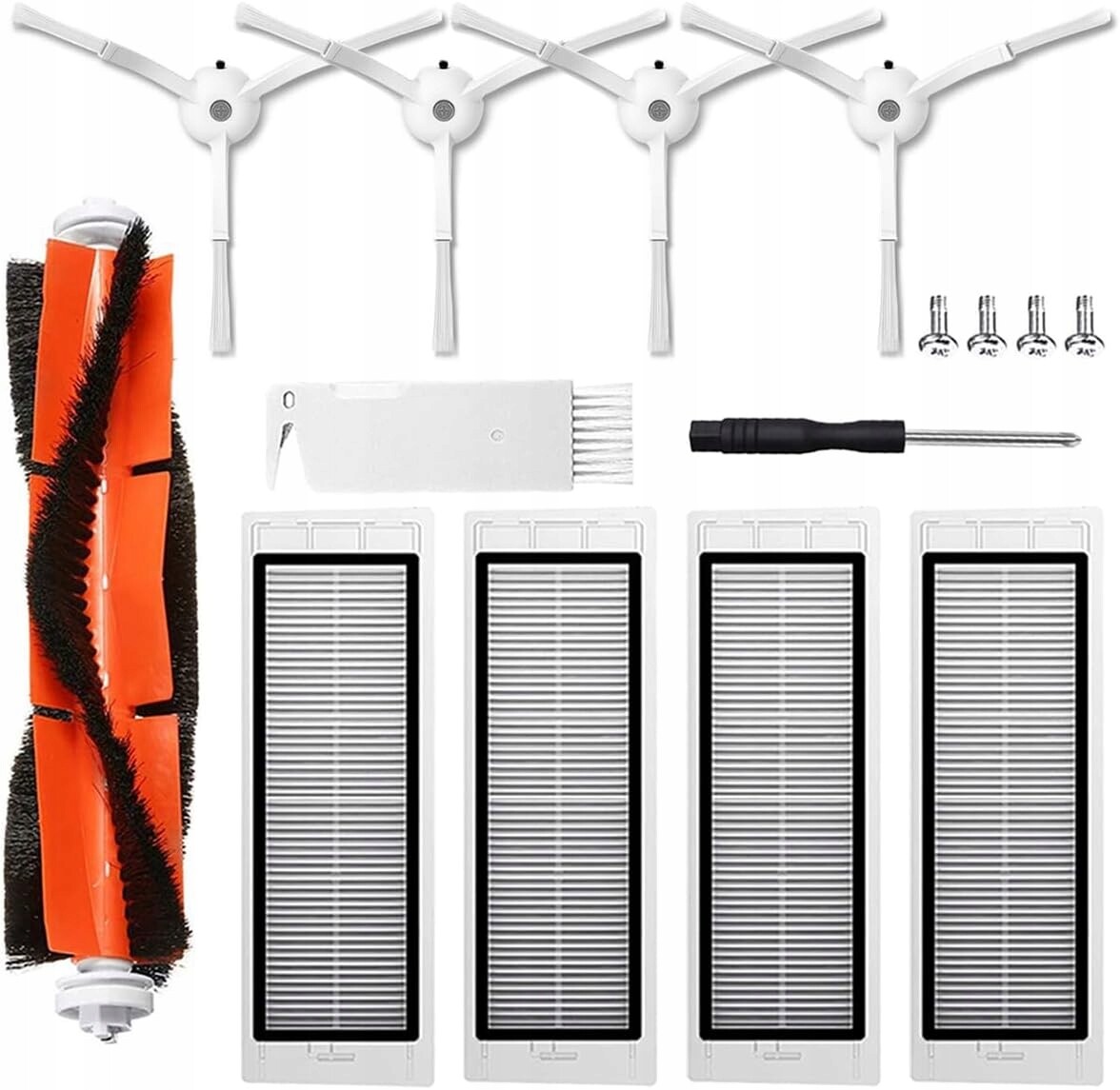 Příslušenství pro Xiaomi Roborock S5 S6 S5 Max Kartáče, Filtry, Sada 11v1