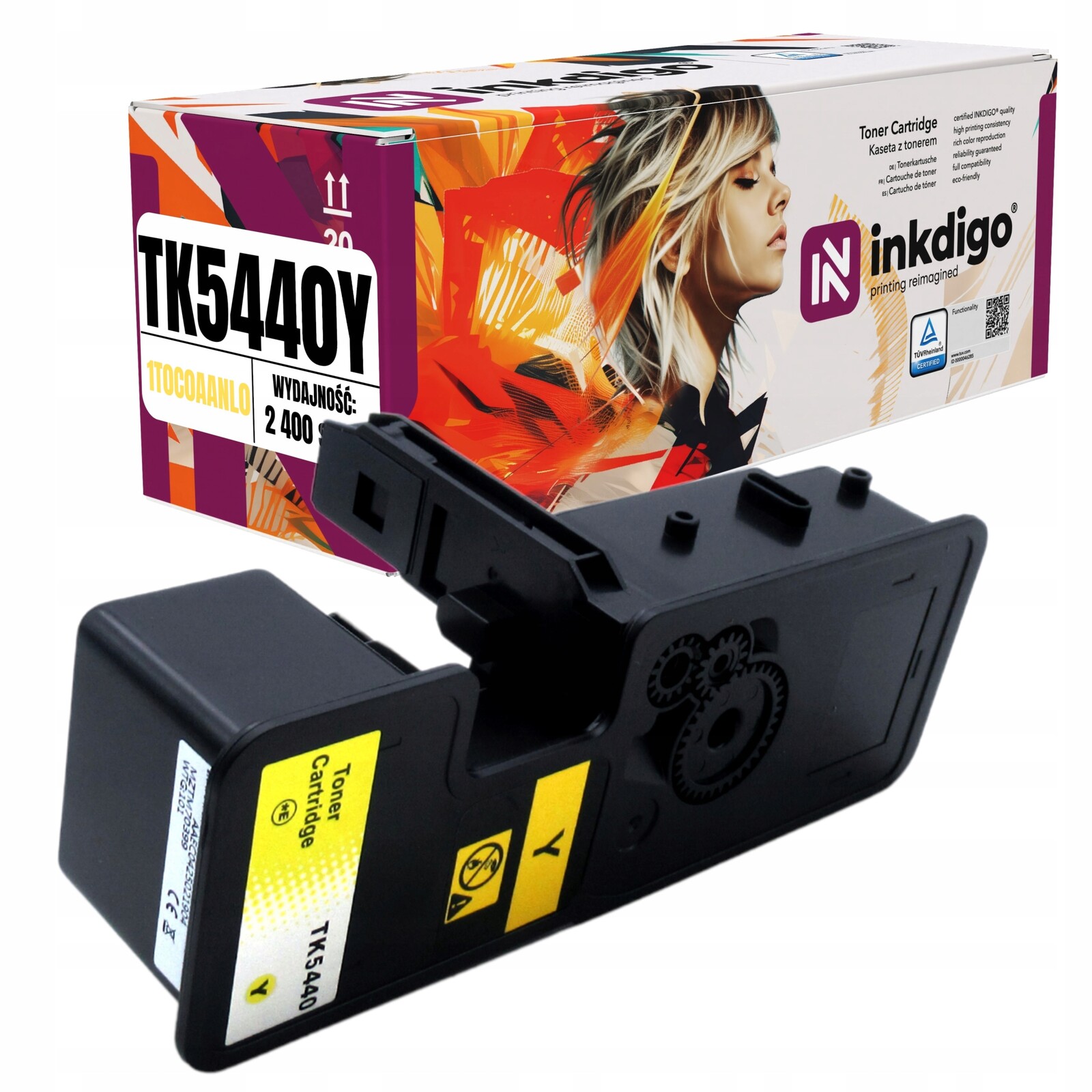 Náhradní toner pro Kyocera Ecosys Ma 2100 Pa 2100 kompatibilní s TK5440Y