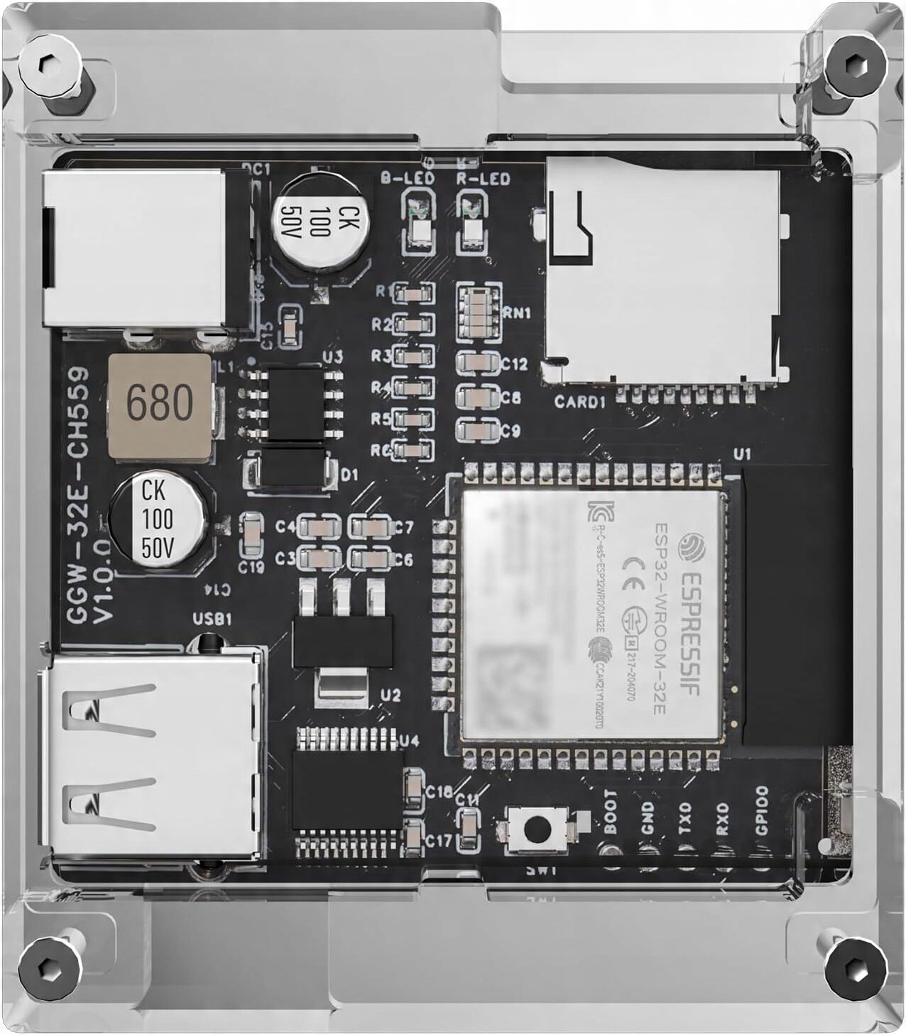 Bezdrátový Wi-Fi modul, přenos kódu G, monitorování Cnc frézky