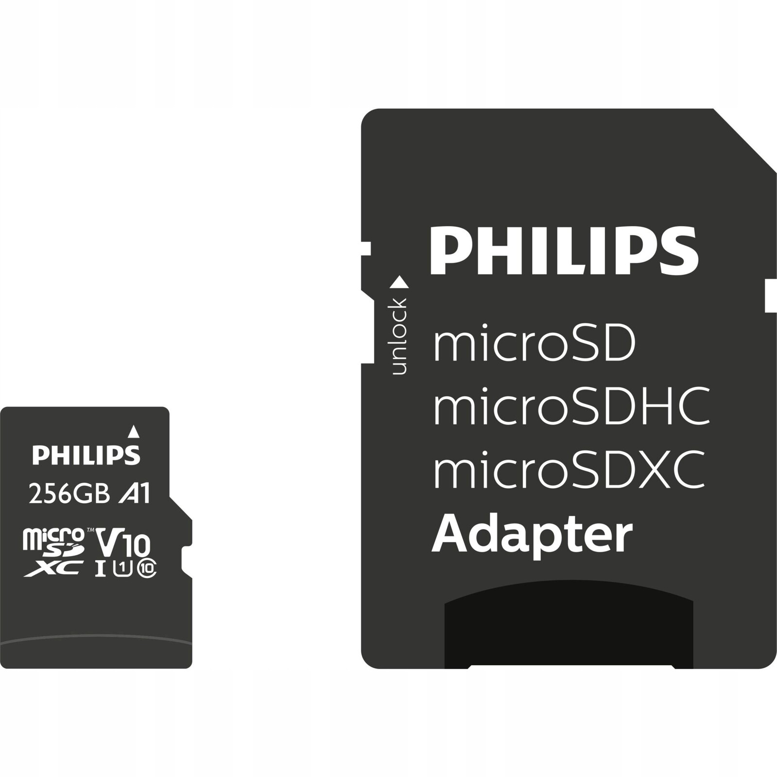 Karta Philips MicroSDXC 256 Gb Class 10 Uhs-i U1 vč. Adaptér