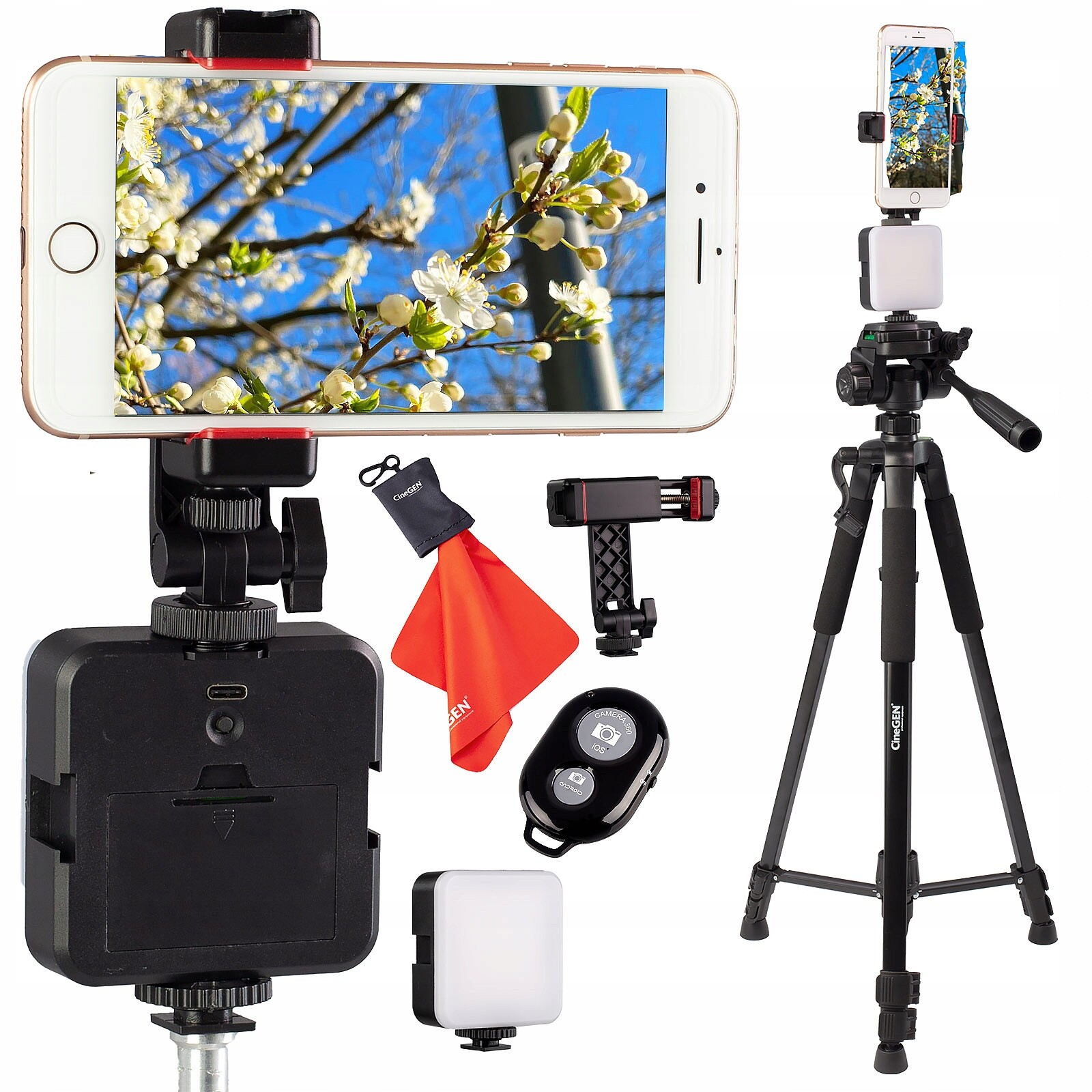 Stabilní stativ příslušenství Led Lampa Pilot Držák Dárek