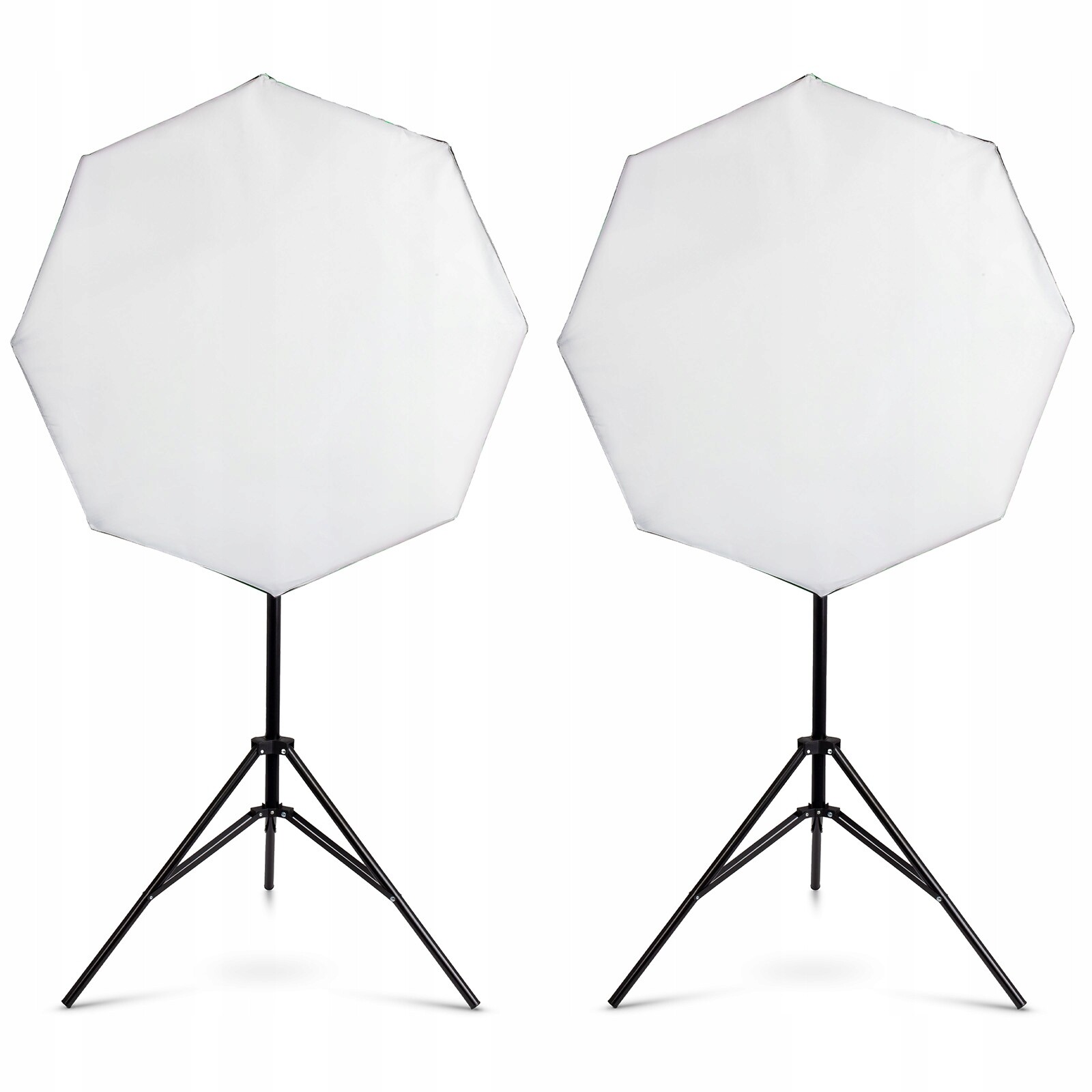 Sada lamp 2x Velký oktagonální softbox 90 cm Výkonný 125W Led