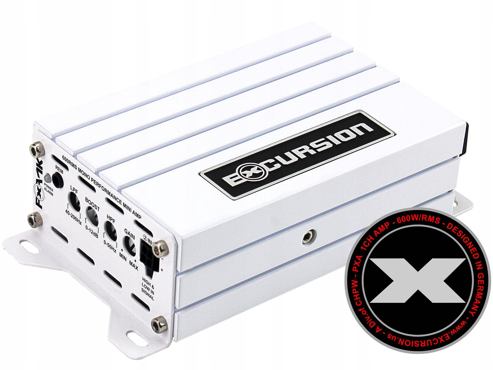 Excursion PXA-1K – 1-kanálový zesilovač Monoblok pro tovární systémy