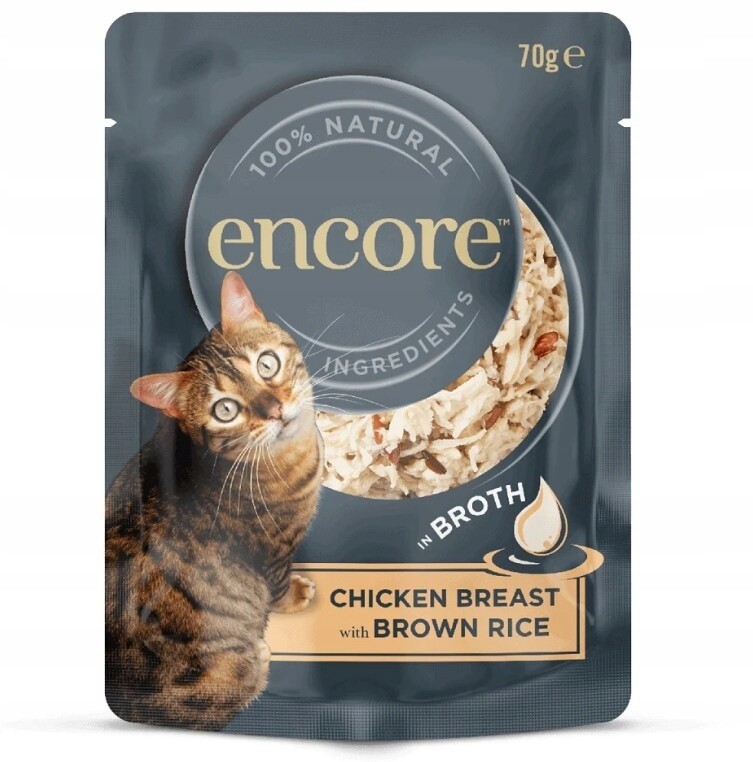 Encore Pouch 48 × 70 g - kuřecí s hnědou rýží