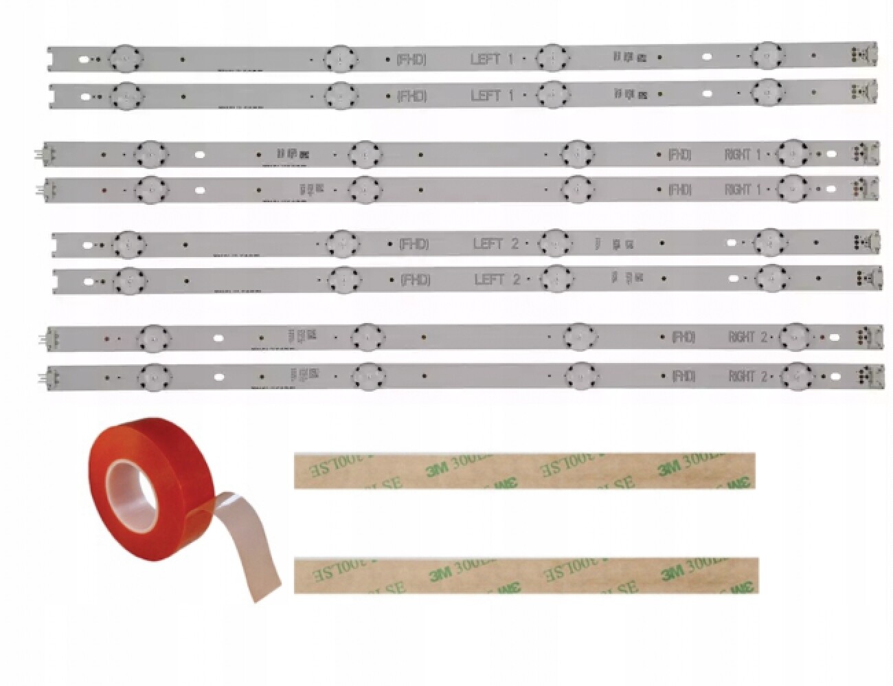 Led Lišty 49UH603V 49UH620V 49UH6107 49UH6507 49UH610V 49UH610A