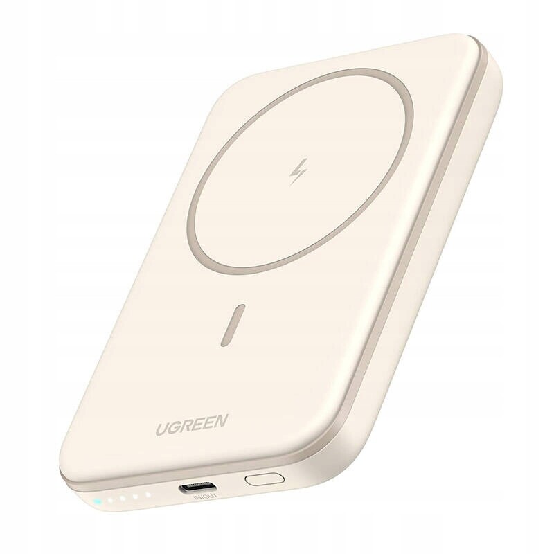 Magnetická powerbanka 5000 mAh Ugreen PB560, Usb-c, 15 W (béžová)