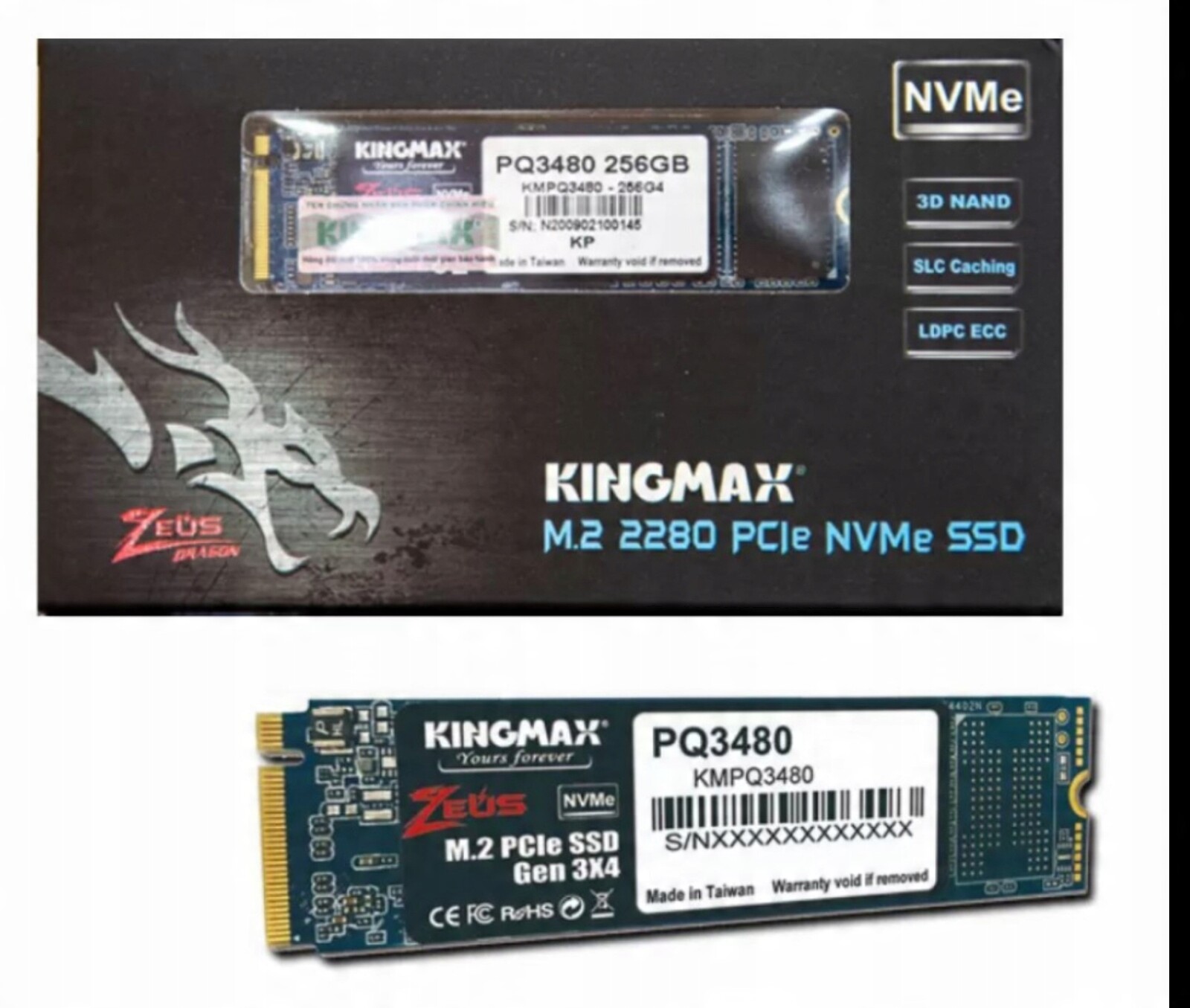 4710243261378 Kingmax PQ3480 256GB