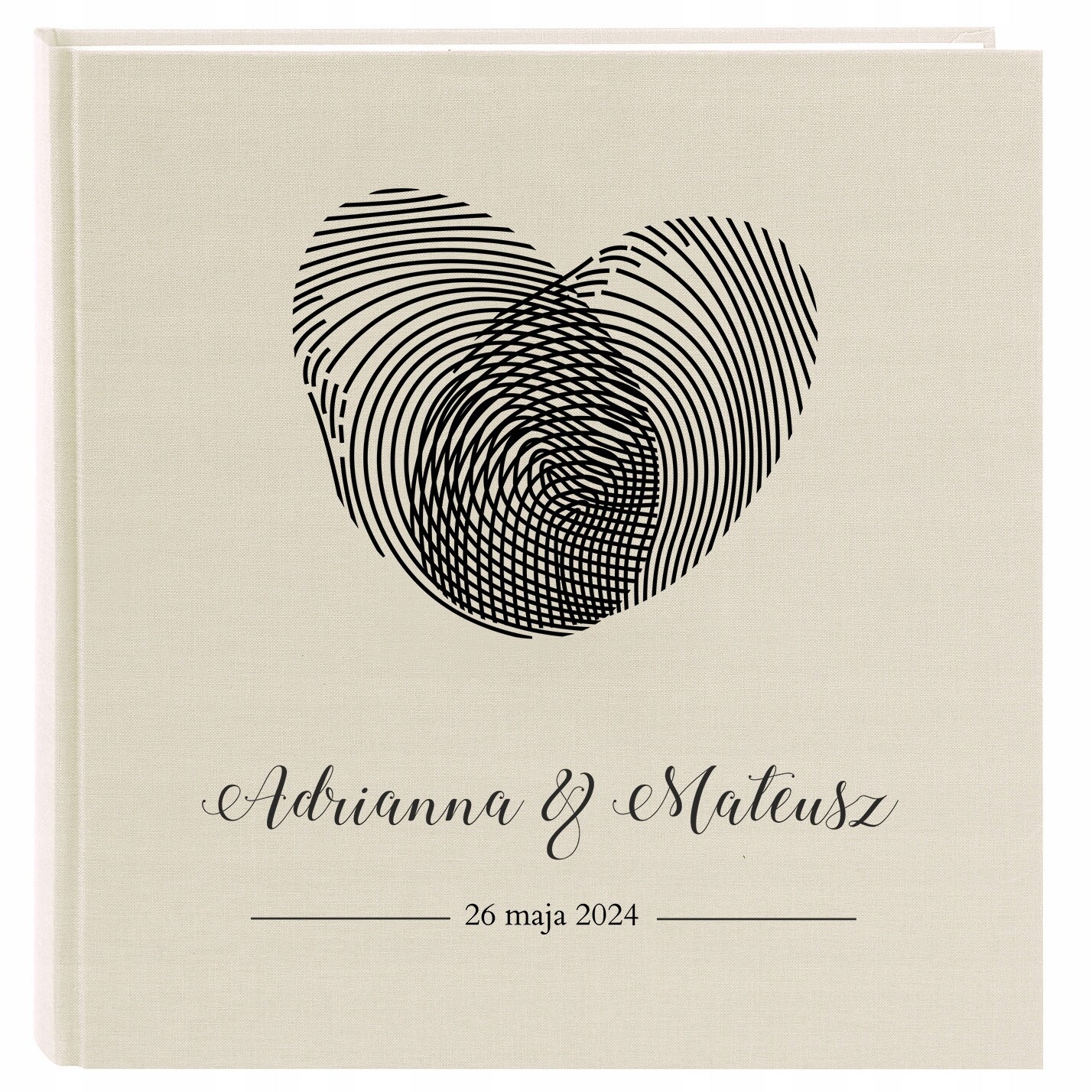 Album na svatební fotografie Dárek Svatba Výročí 30 černých karet Váš potisk