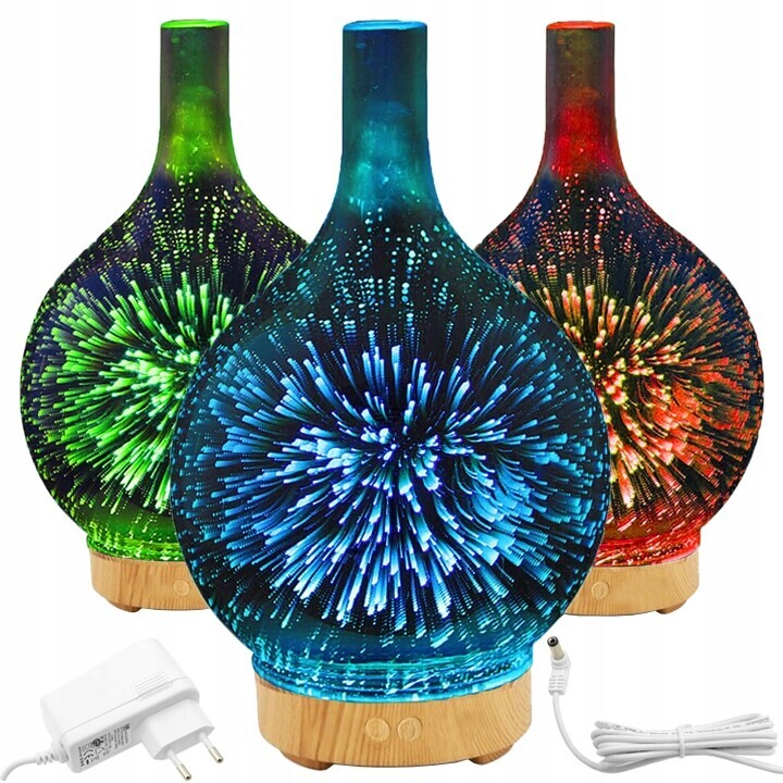 Zvlhčovač vzduchu Aromaterapie Rgb Esenciální Oleje