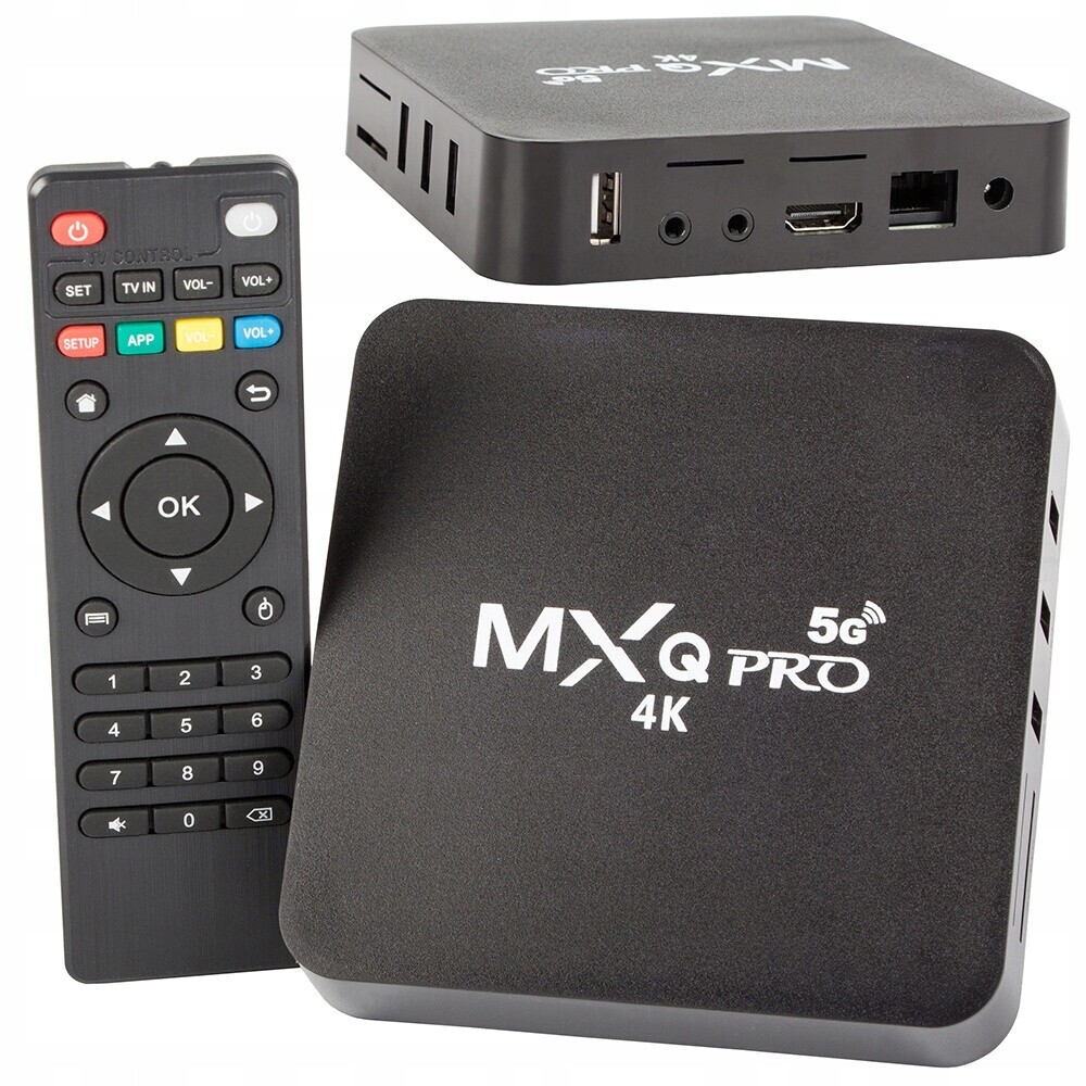 Přehrávač Smart Tv Mxq Pro Android Usb 4K 5G 8GB