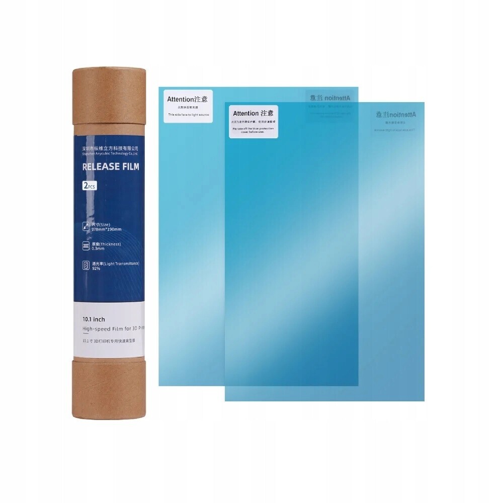 Fólie Acf Anycubic Photon M5S/ M5S Pro/ M7/ M7 Pro 278 x 190 mm 2 ks