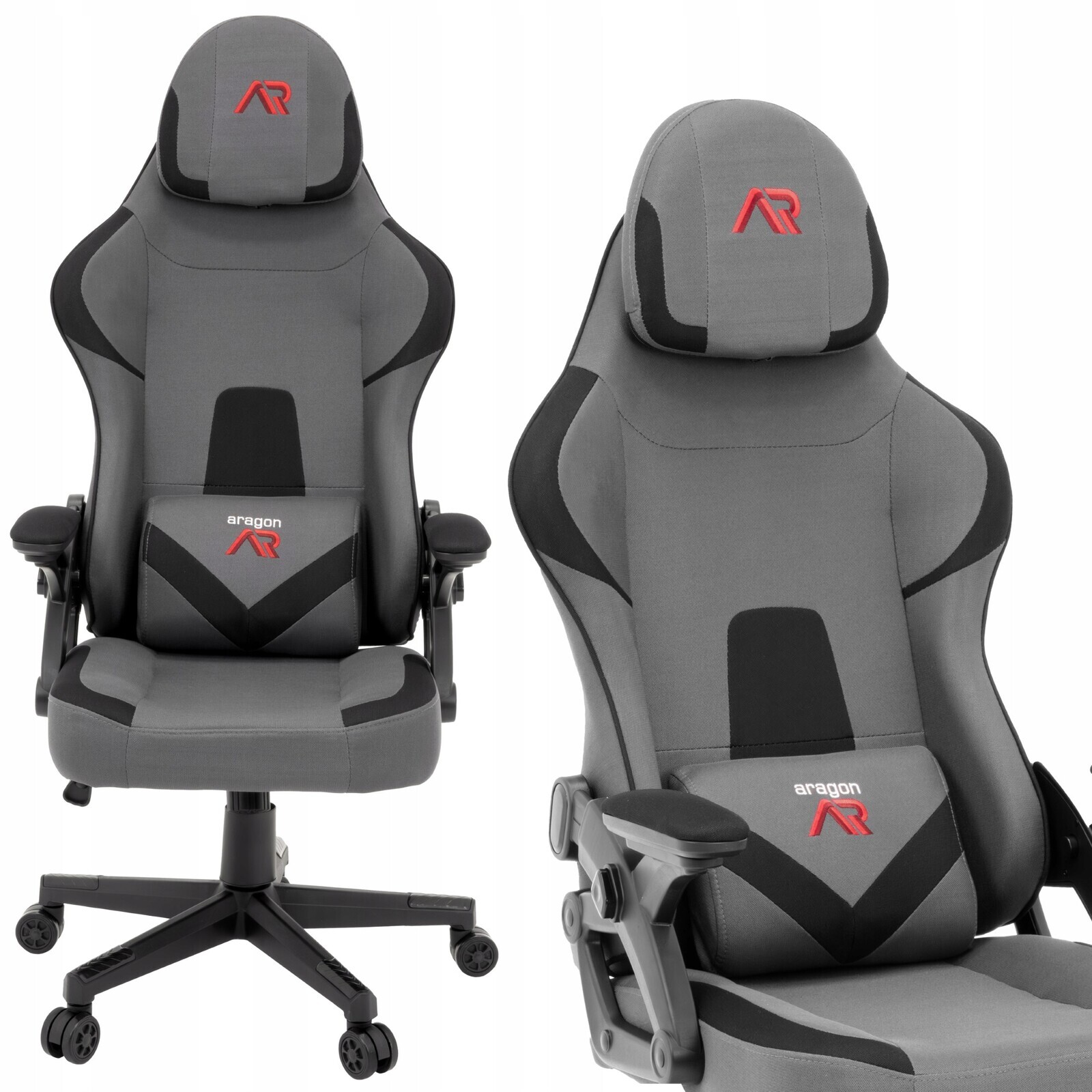 Nastavitelná herní židle Aragon pro hráče, otočná židle