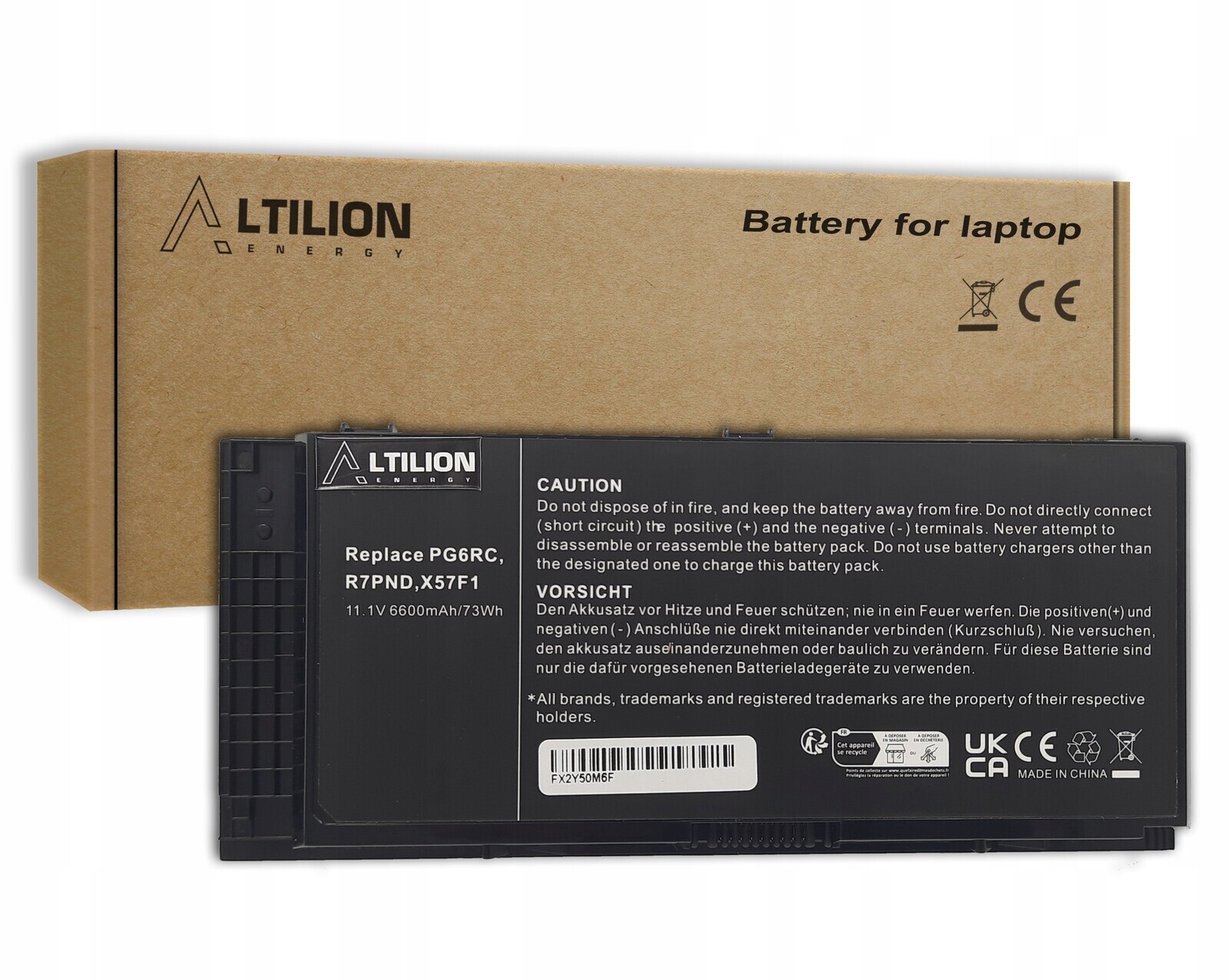 Baterie FV993 pro Dell M4600 M4700 M4800 M6700 M6800