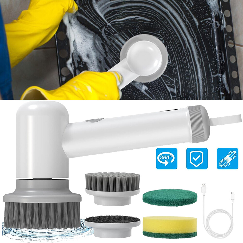 Elektrický Rotační Čisticí Kartáč IPX7 polská značka 4V1