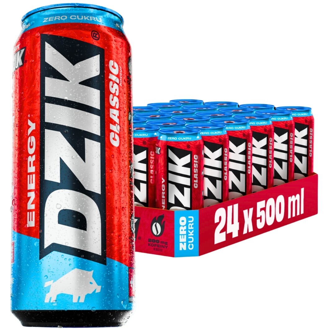 Divoký energy energetický nápoj 500 ml x 24 kusů