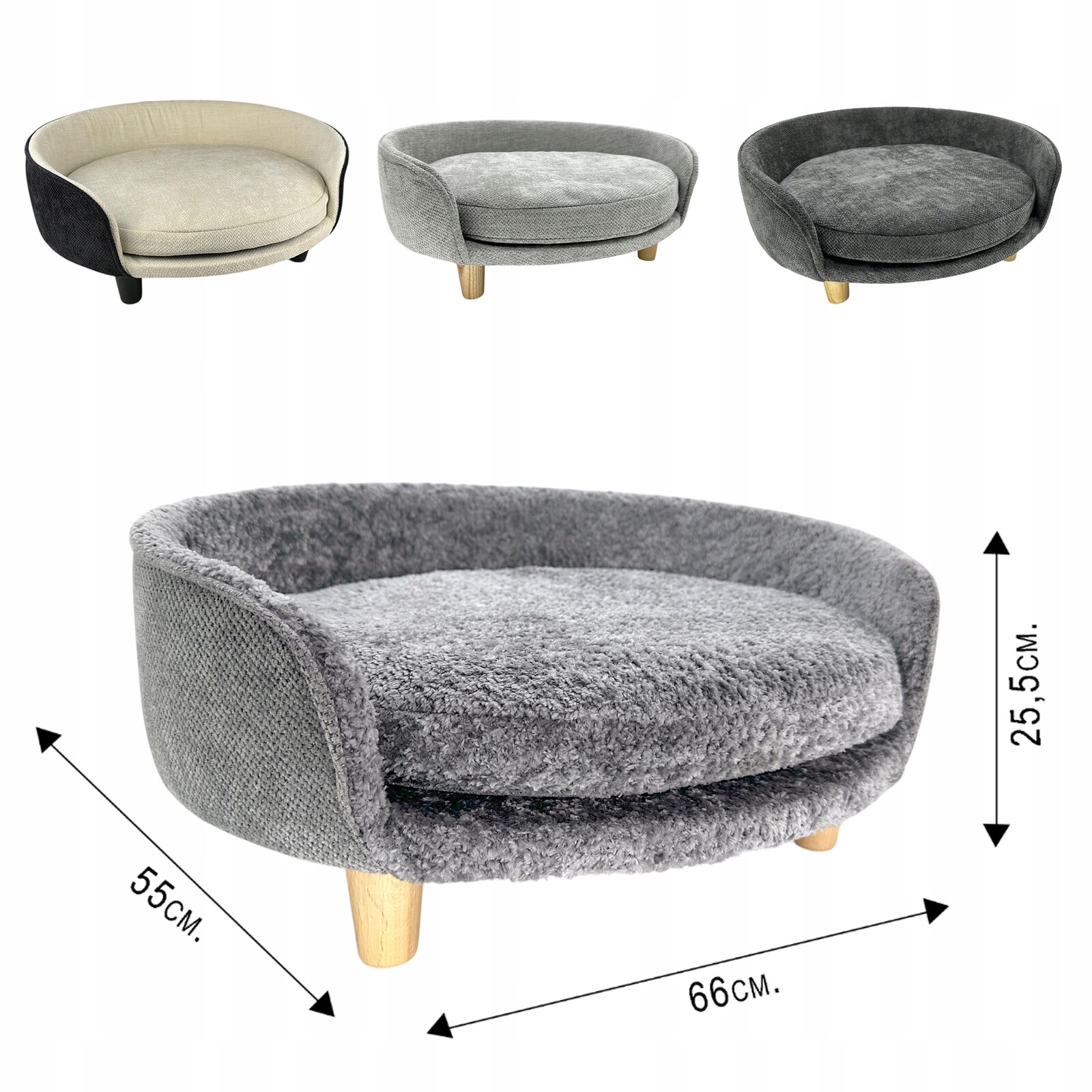 Pelíšek pro psa a kočku, snadno čistitelná a pohodlná měkká pohovka