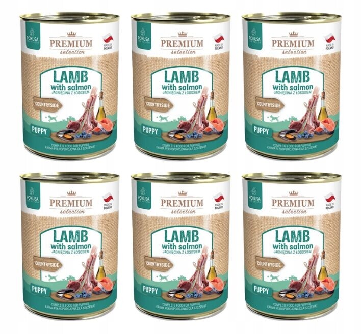 Pokusa Premium krmivo pro psa Jehněčí s lososem 400