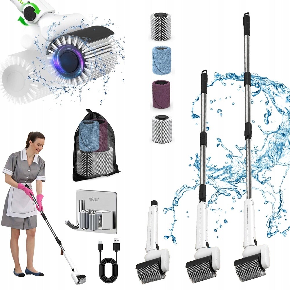 Elektrický Kartáč Pro Úklid Kuchyňské Koupelny